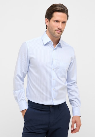 ETERNA Regular fit Zakelijk overhemd in Blauw: voorkant