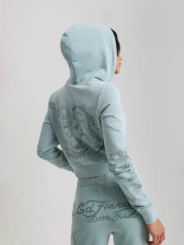 Ed Hardy Суичъри с качулка в зелено