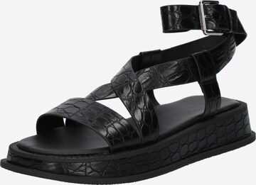 TOPSHOP Remienkové sandále 'Jasmine' - Čierna: predná strana