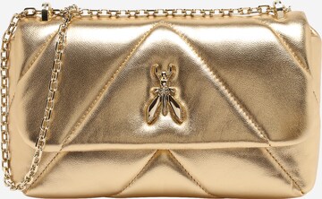 PATRIZIA PEPE - Bolso de hombro en oro: frente