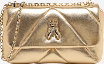 PATRIZIA PEPE Чанта с презрамки в злато: отпред