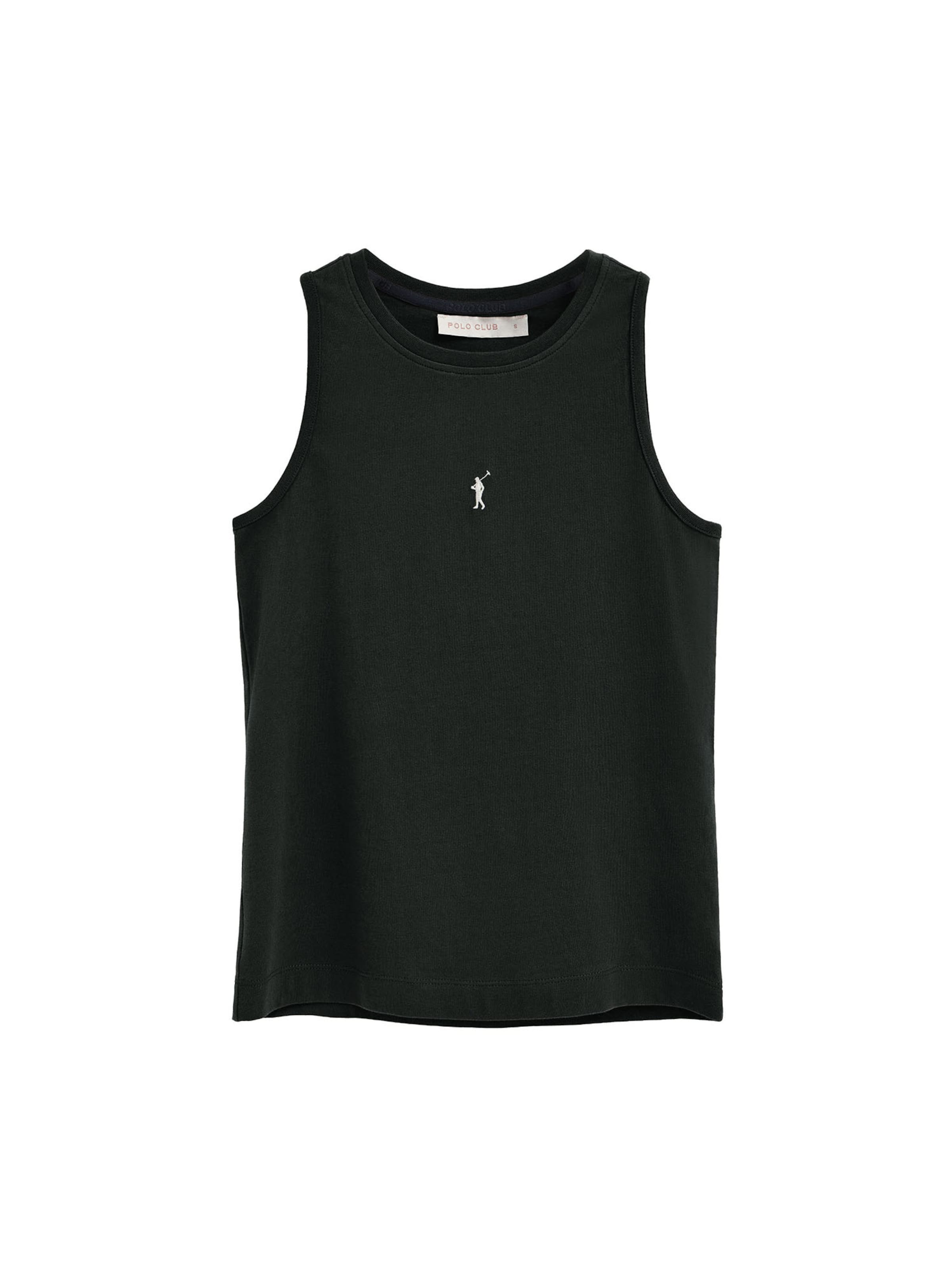 Polo Club Top 'Rigby' in Black: front