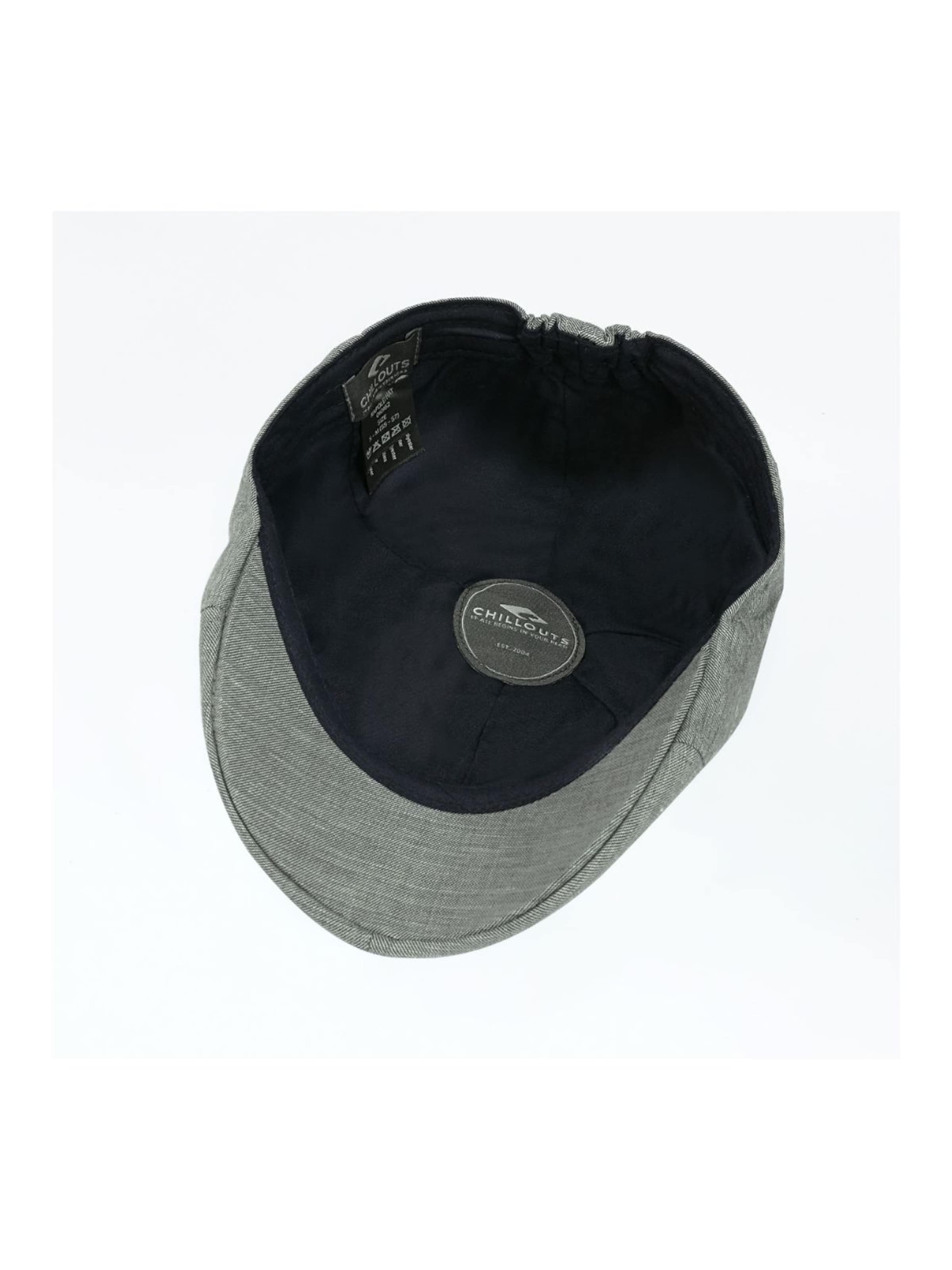 chillouts Cap 'Schiebermütze "Kapolei" (Flat Cap)'‌‌‌ in Grau