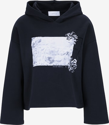 Cartoon Sweatshirt in Black: front