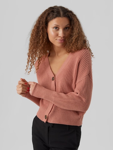 VERO MODA Strikkejakke 'LEA' i rosa