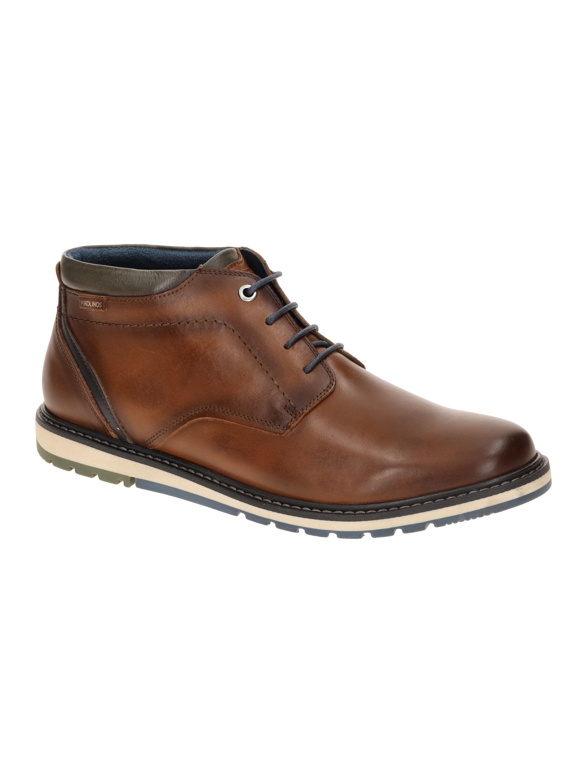 PIKOLINOS Boots 'Pikolinos Berna Herren Stiefelette braun cuero M8J-8059C1' in Brown: front