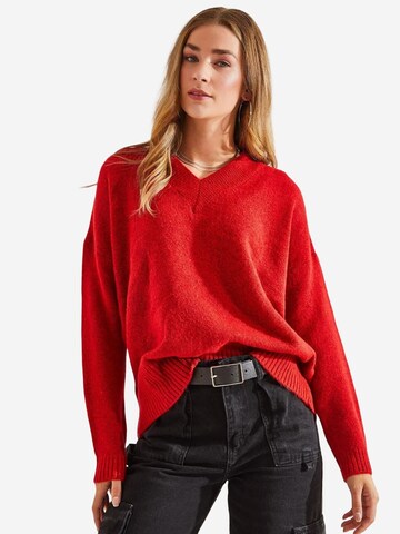 Bianco Lucci Kampsun 'Pullover', värv punane