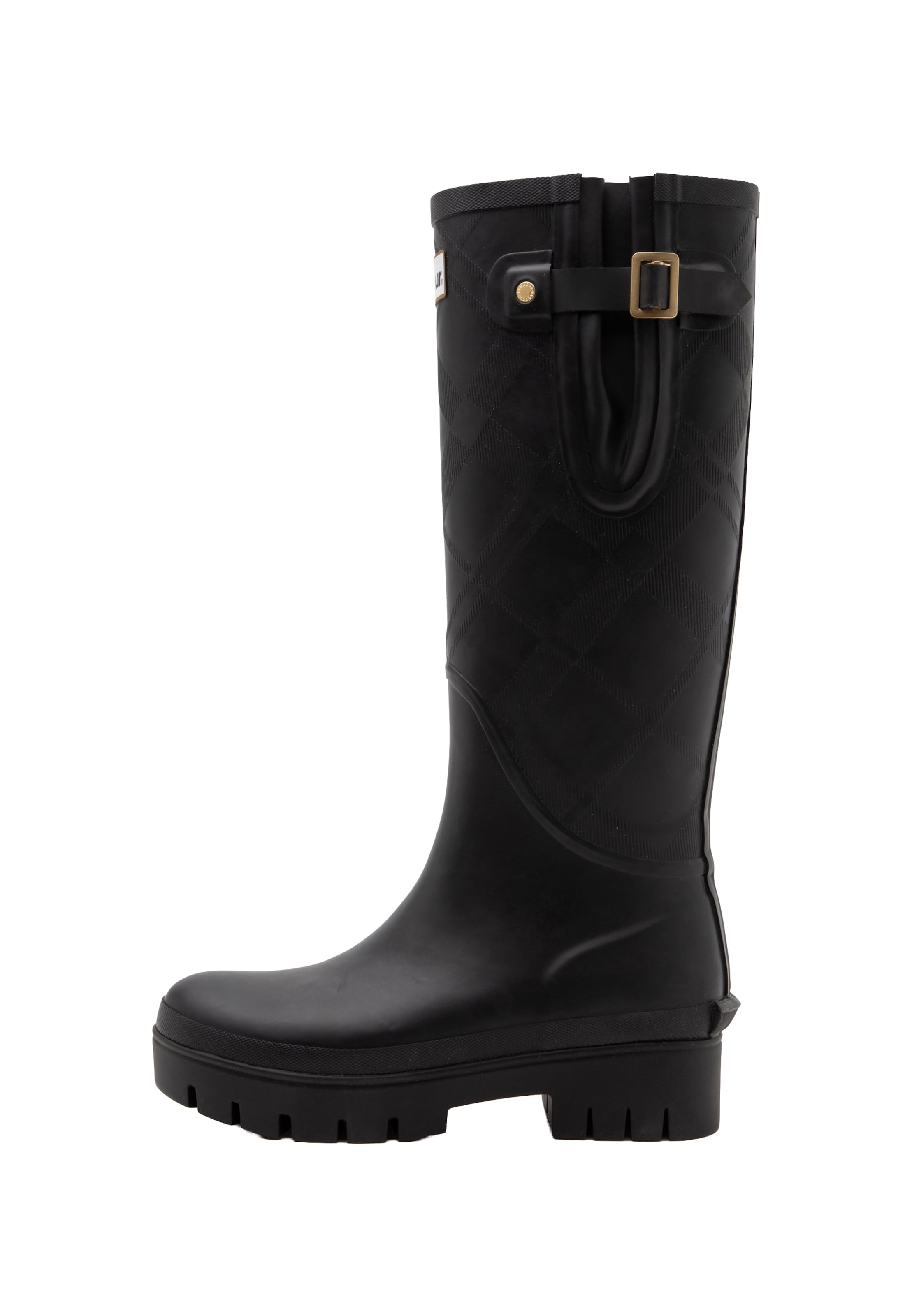 Barbour Stiefel 'Militar' in Schwarz: Vorderseite
