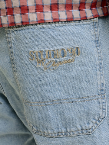 JACK & JONES Loosefit Τζιν 'JJIALEX JJNORREBRO' σε μπλε