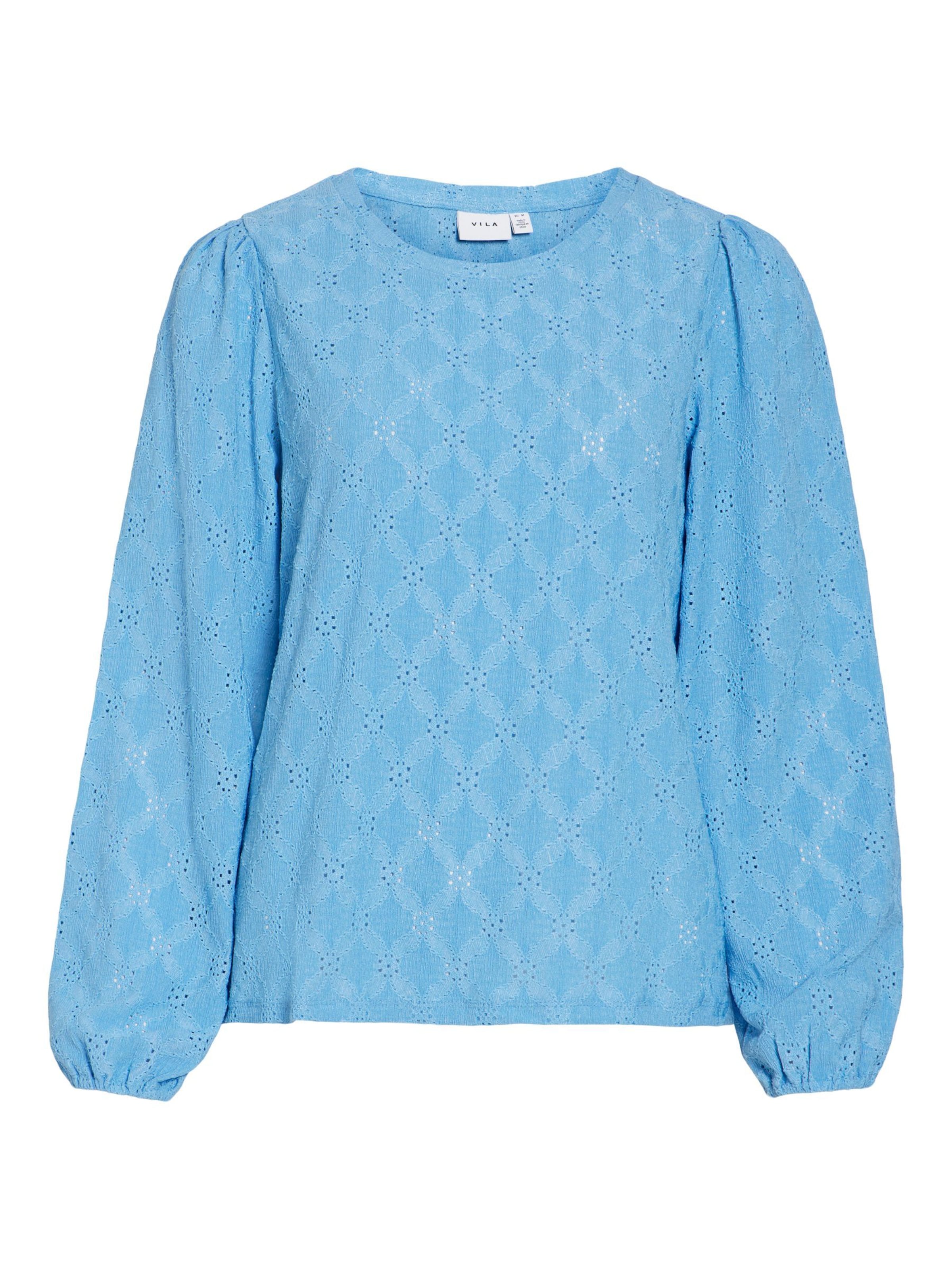 VILA - Camiseta 'VIAsta' en azul: frente