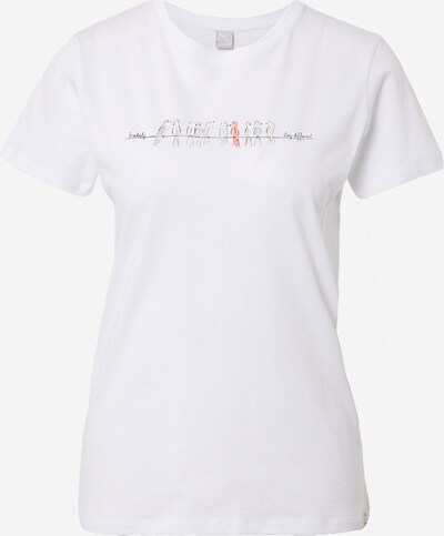 Iriedaily Shirt 'Stay Birdy' in Orange / Black / White, Item view