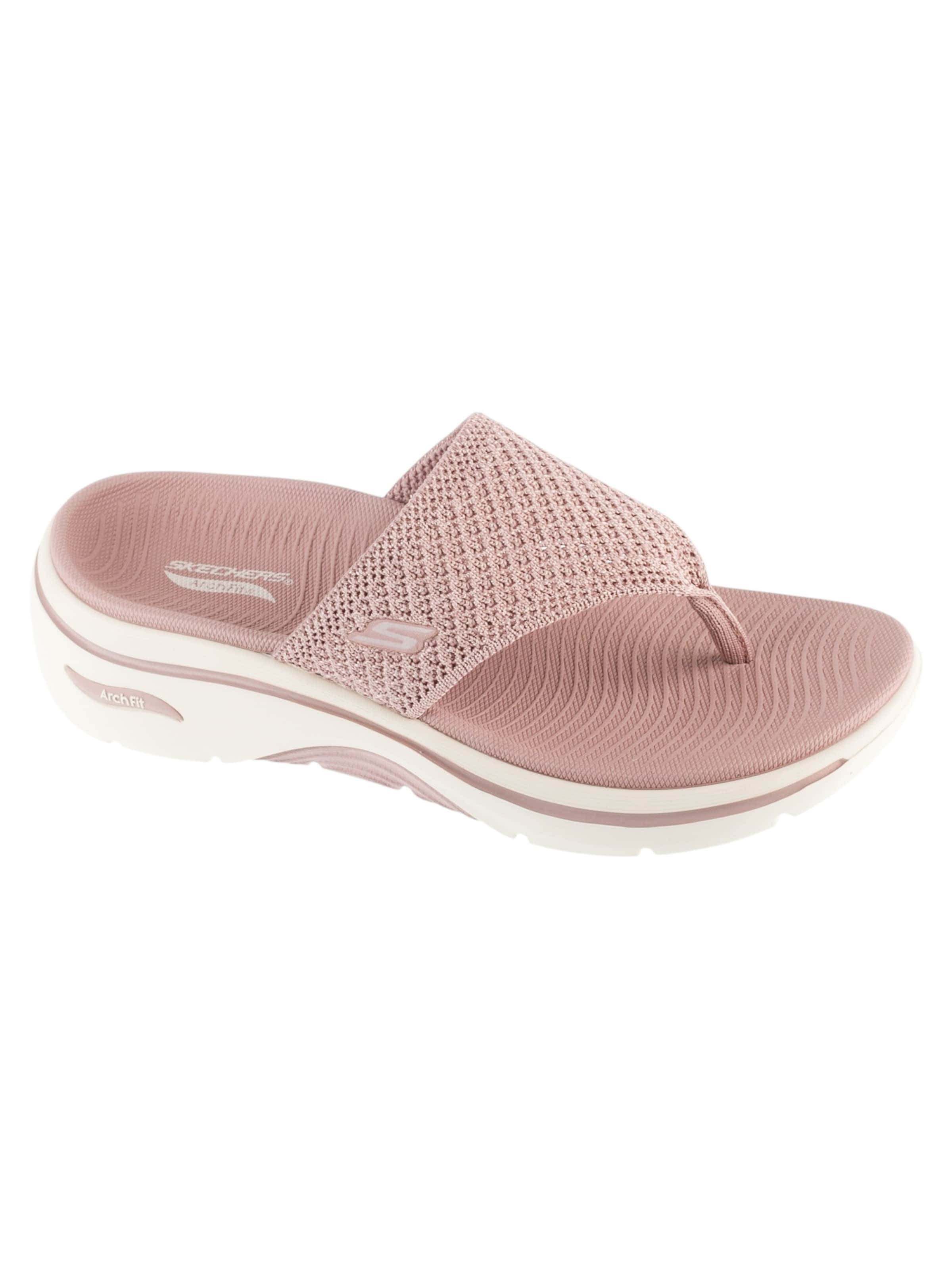 SKECHERS Teenslipper 'Skechers Go Walk Arch Fit 2.0 Sandal - Carrie' in Roze: voorkant