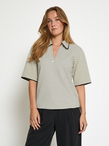 T-shirt 'Maki' minus en blanc : devant