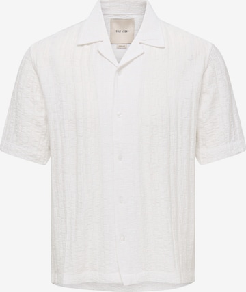 Only & Sons Hemd 'ONSCARTER' in Weiß: Vorderseite