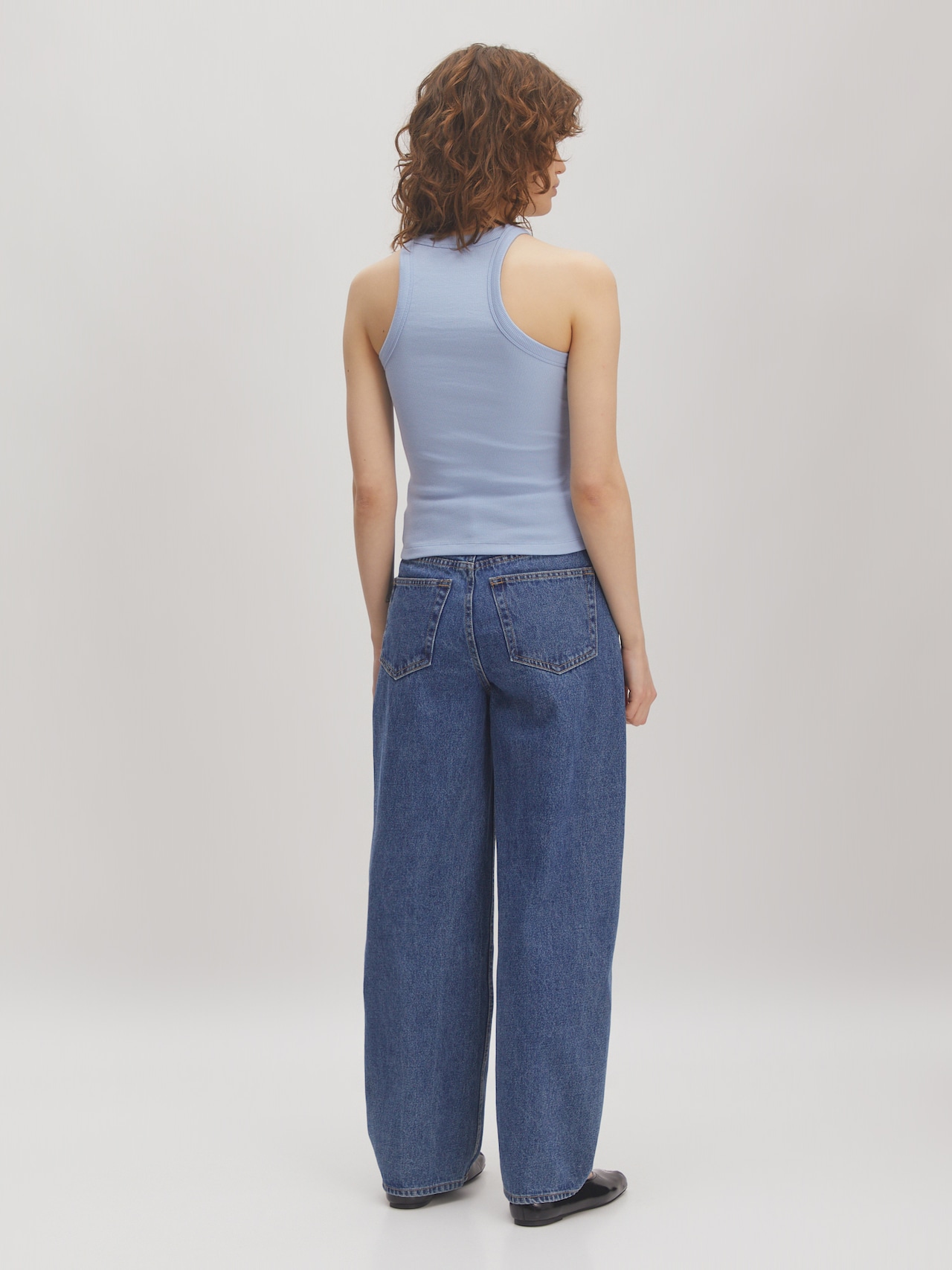 EDITED Top 'Orelia' azul