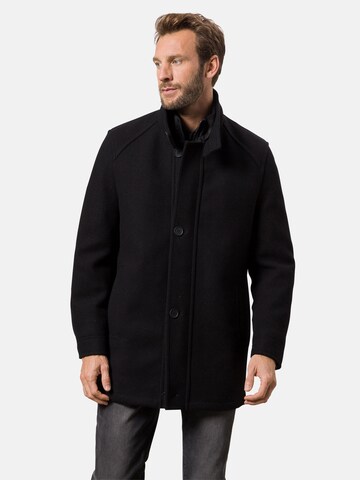 PIERRE CARDIN Between-Seasons Coat in Black: front