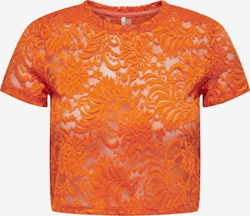 ONLY T-Shirt 'ALBA' in Orange: predná strana