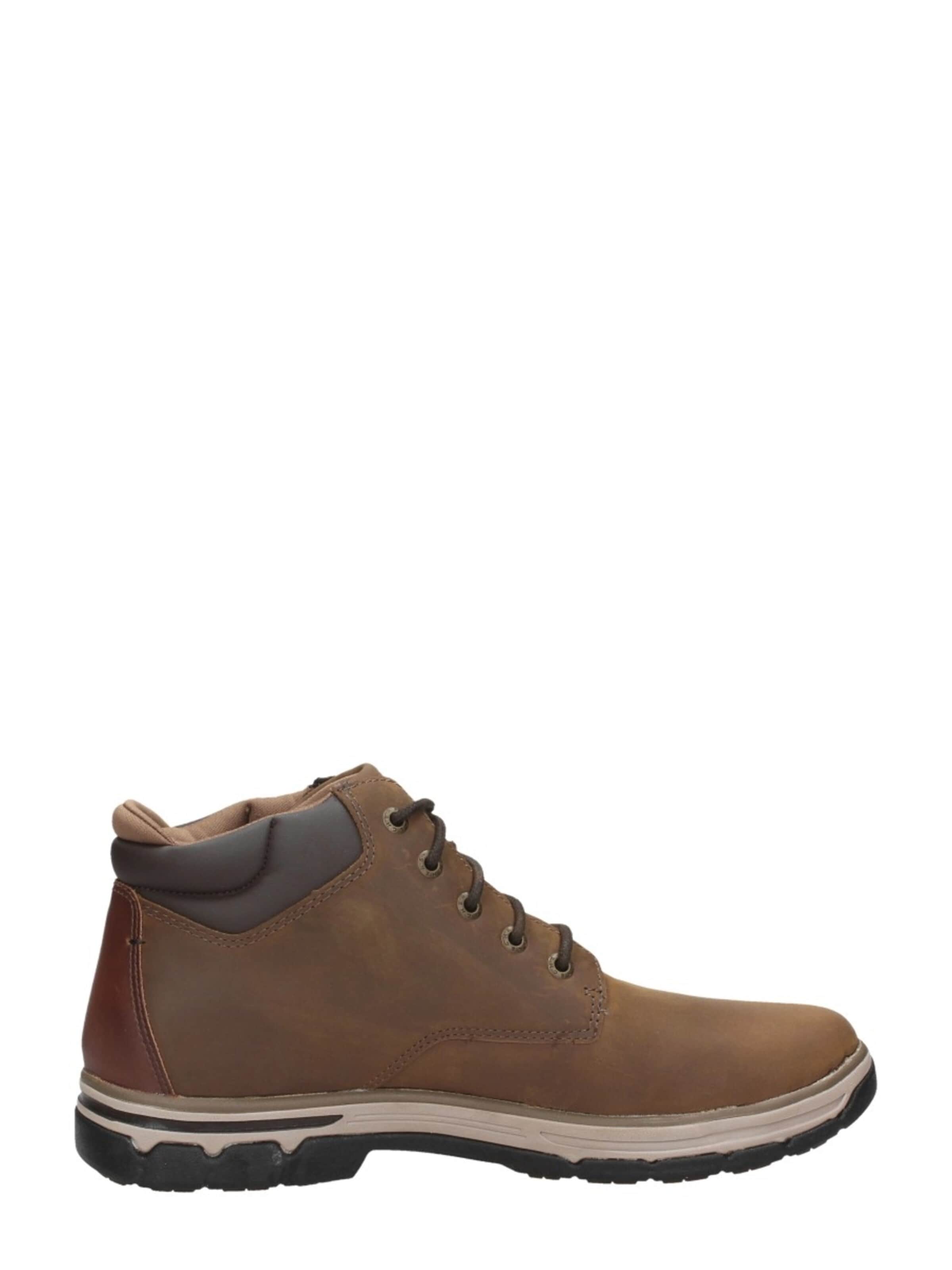 Bottes à lacets 'Relaxed Fit: Segment 2.0 - Brogden' SKECHERS en marron