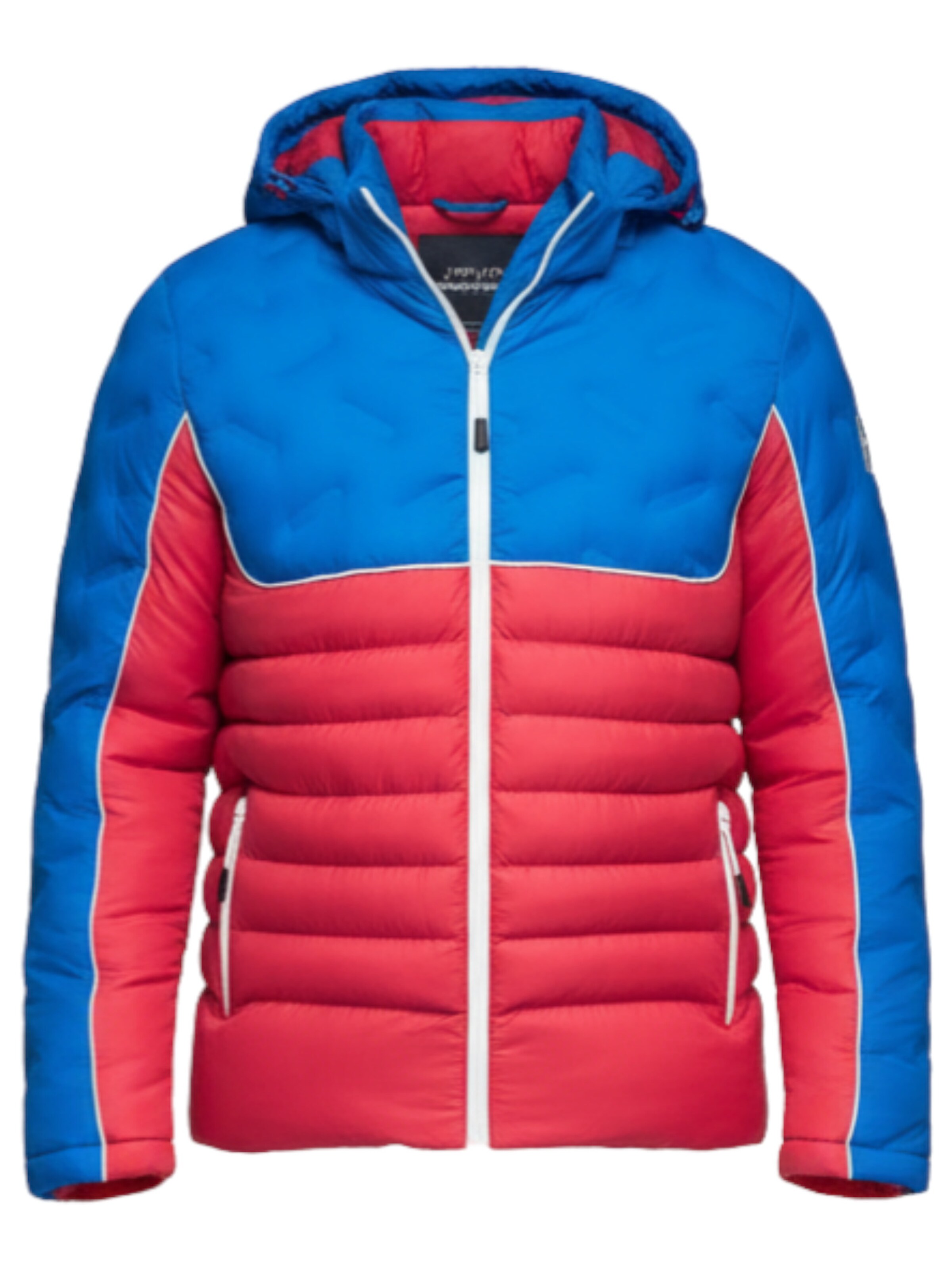 Ombre Winterjas in Blauw: voorkant