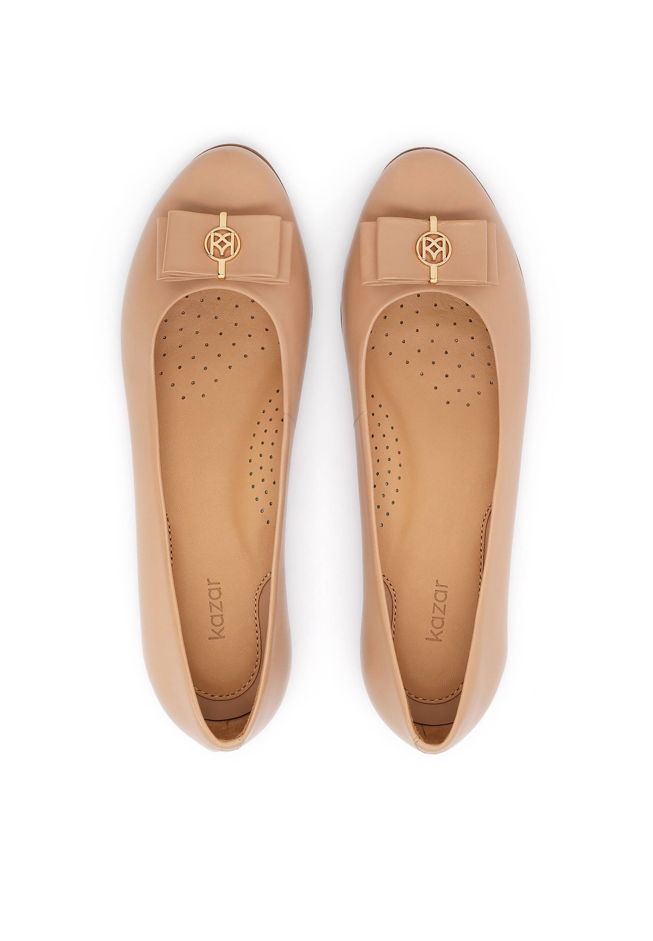 Kazar Ballet Flats in Beige