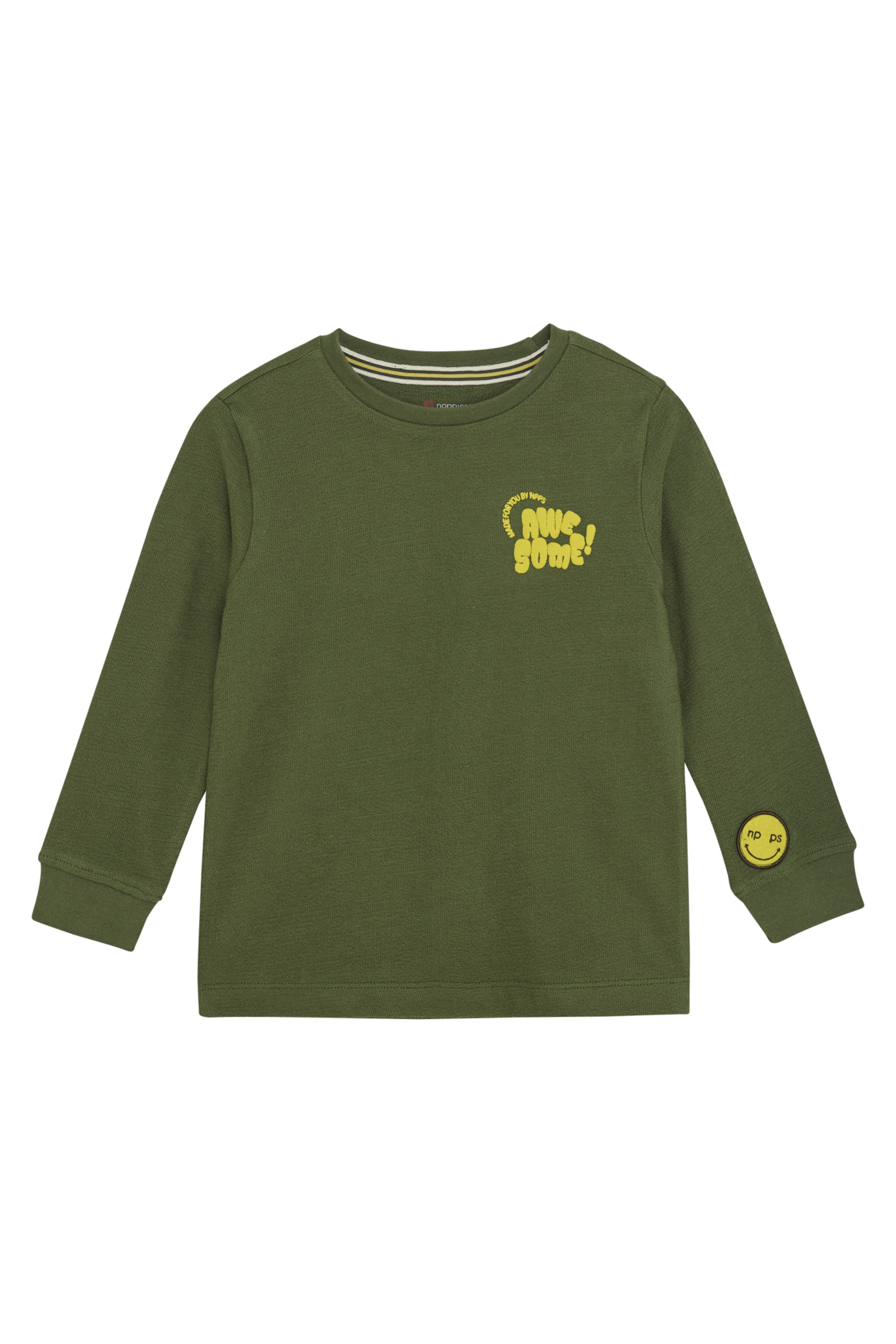 Noppies Shirt in Groen: voorkant