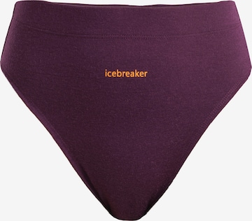 ICEBREAKER - Cueca desportiva 'Queens' em roxo: frente