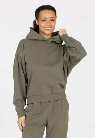Athlecia Kapuzenpullover 'Carmen' in Grün: Vorderseite