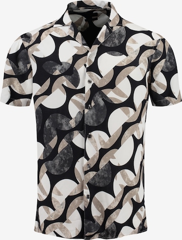 Camicia di Key Largo in nero: frontale