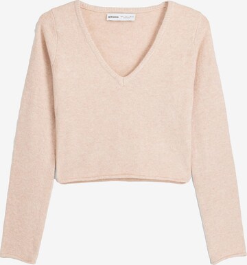 Pull-over Bershka en rose : devant