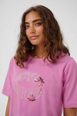 CULTURE - Camisa 'CUKula' em rosa