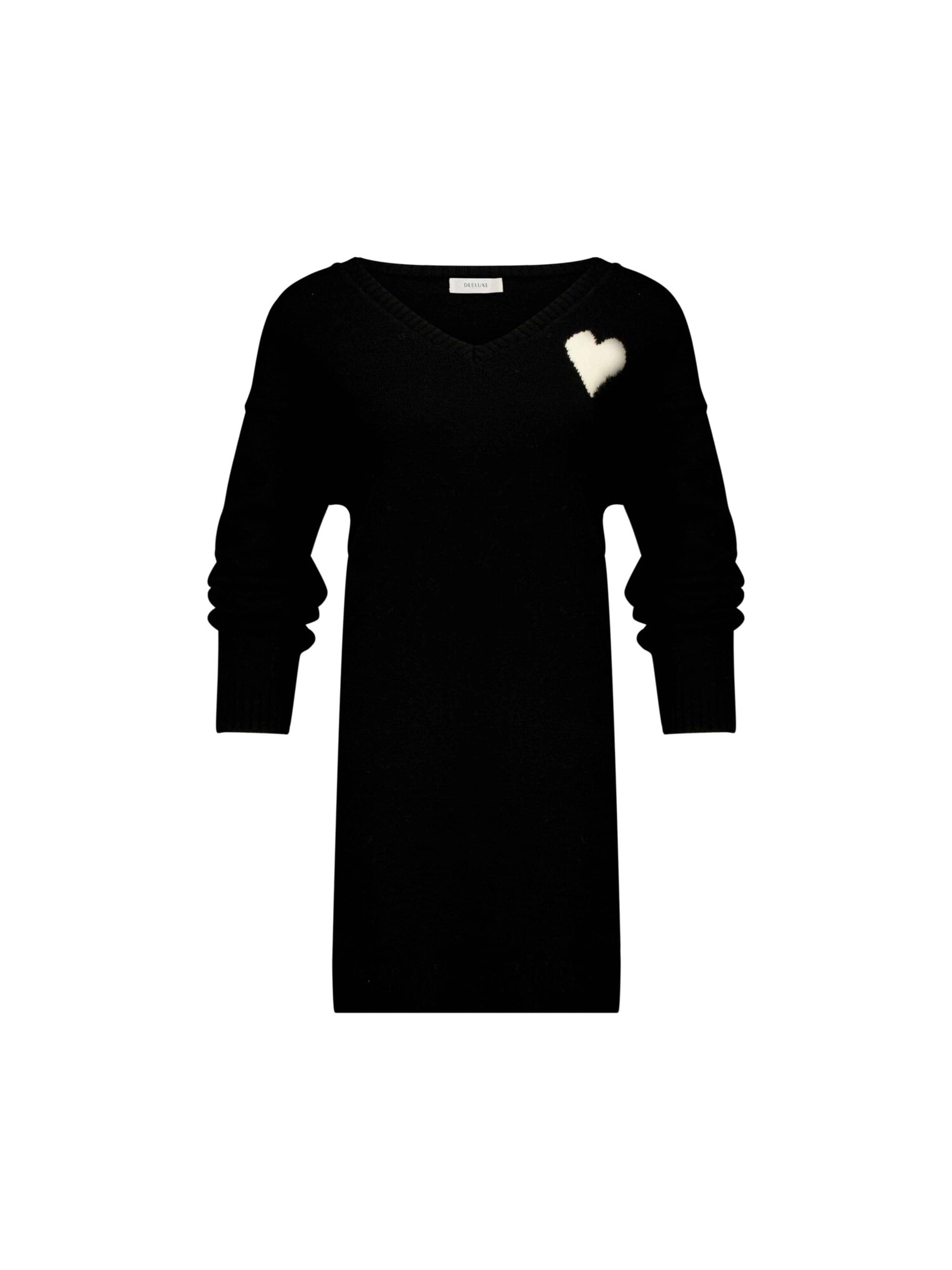 Deeluxe Kleid 'Kissy' in Schwarz: Vorderseite