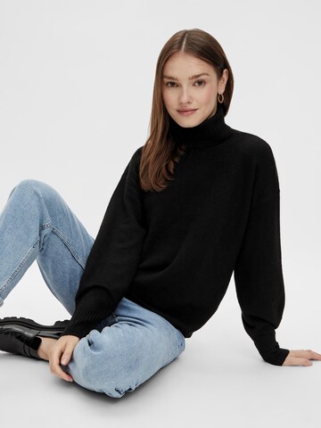 PIECES Pullover 'Cava' in Schwarz