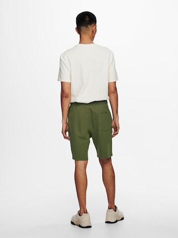 Only & Sons Regular Pants 'Neil' in Green