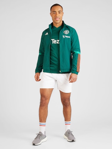 zaļš ADIDAS PERFORMANCE Sportiska stila krekls 'Manchester United Tiro 23'