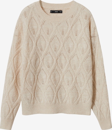 MANGO Sweater 'Florita' in Beige: front