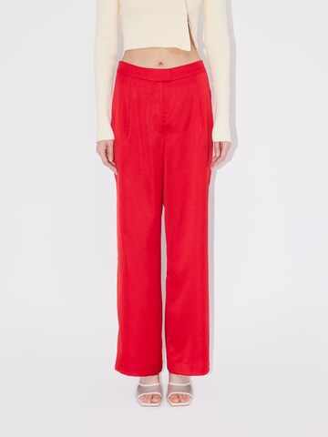 LeGer by Lena Gercke Pleat-front trousers 'Jamal' in Red: front