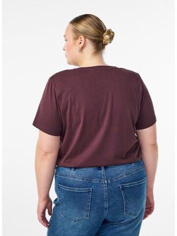 Zizzi Тениска 'Mdina' в кафяво