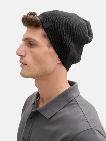 Bonnet TOM TAILOR en gris : devant