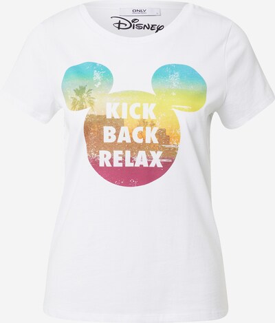 ONLY T-shirt 'MICKEY' en mélange de couleurs / blanc, Vue avec produit