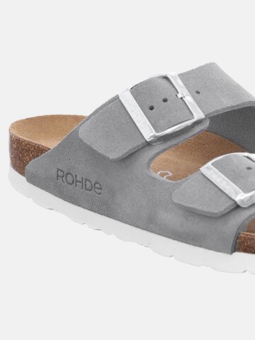 ROHDE Mules 'Alba' in Grey