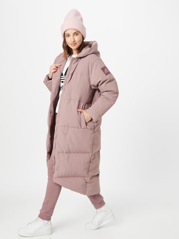 purpurinė ADIDAS SPORTSWEAR Laisvalaikio paltas 'Big Baffle'