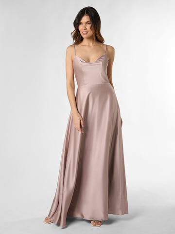 Robe de soirée Laona en rose : devant