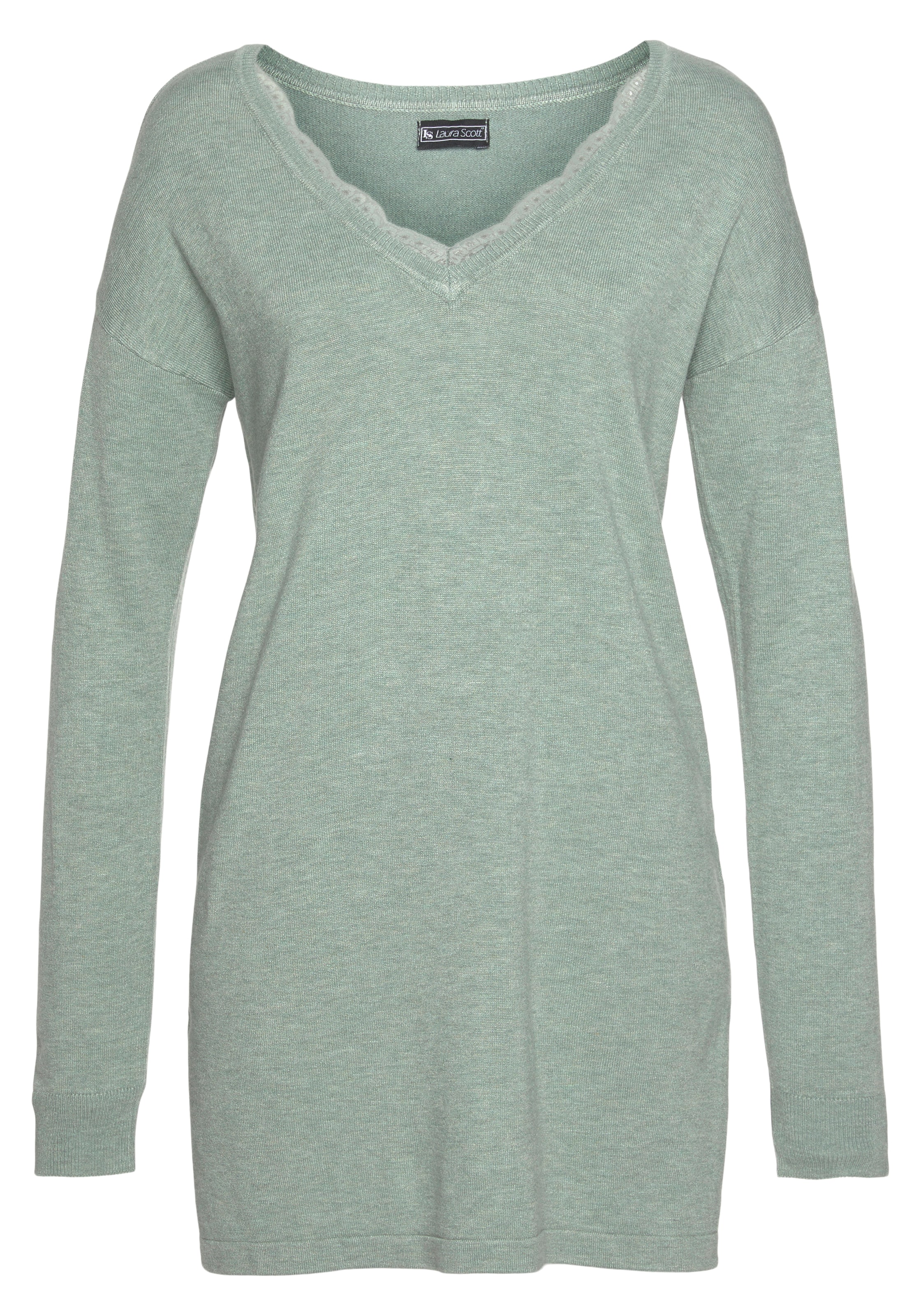LAURA SCOTT Pullover in Grün: Vorderseite