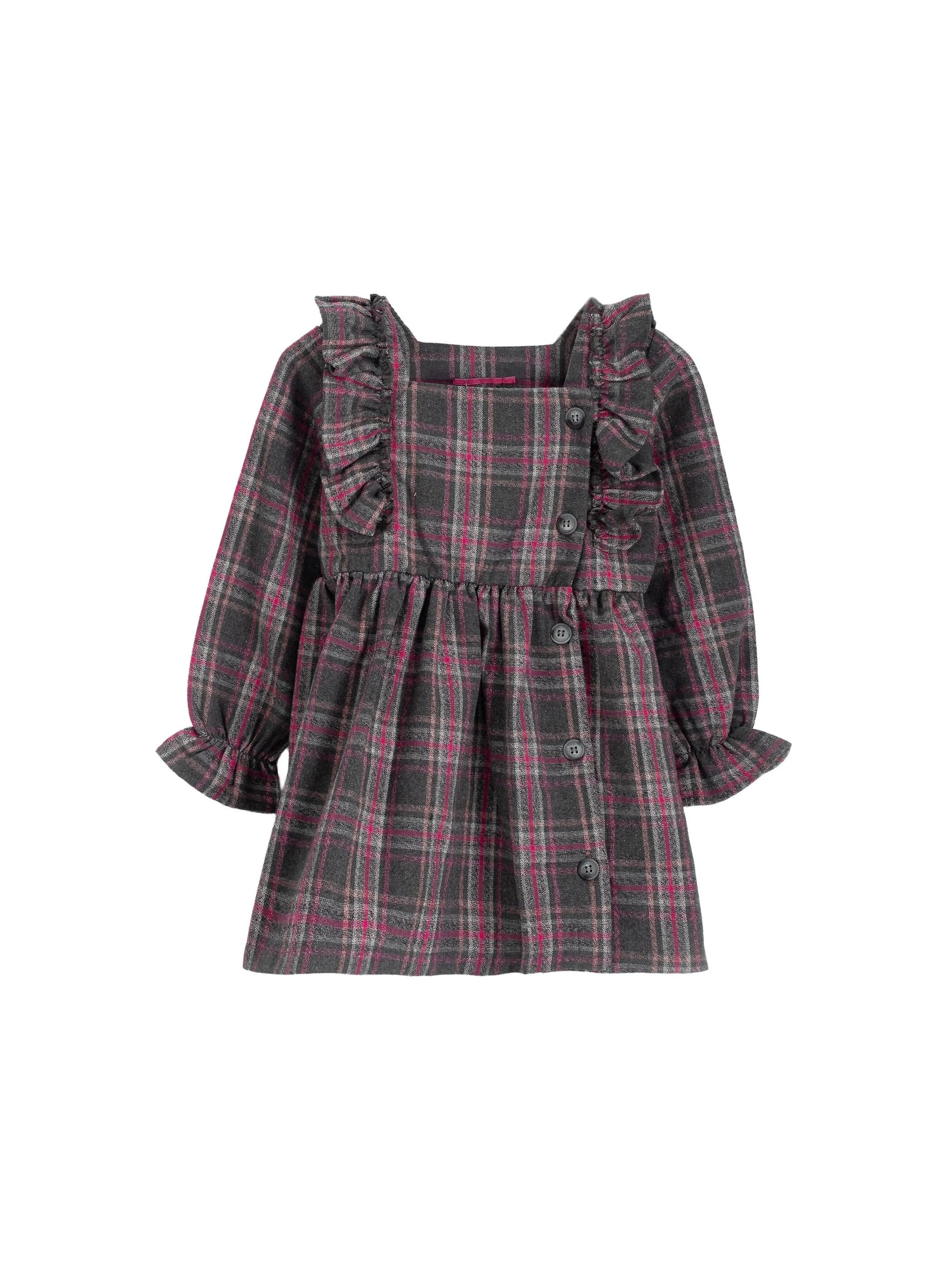 Solang Jurk in Grijs: voorkant