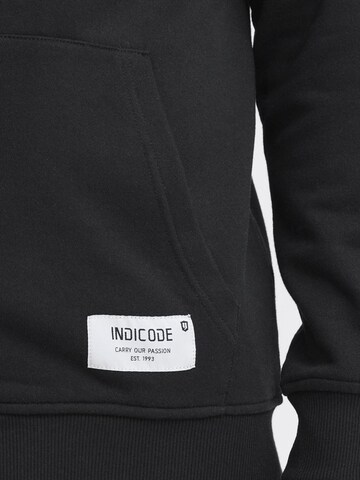 INDICODE JEANS Sweatvest 'IDPlayno' in Zwart