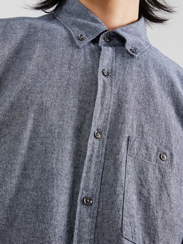s.Oliver Regular fit Button Up Shirt in Blue