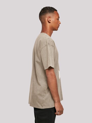 F4NT4STIC T-Shirt 'Ahoi Anker Knut & Jan Hamburg' in Beige