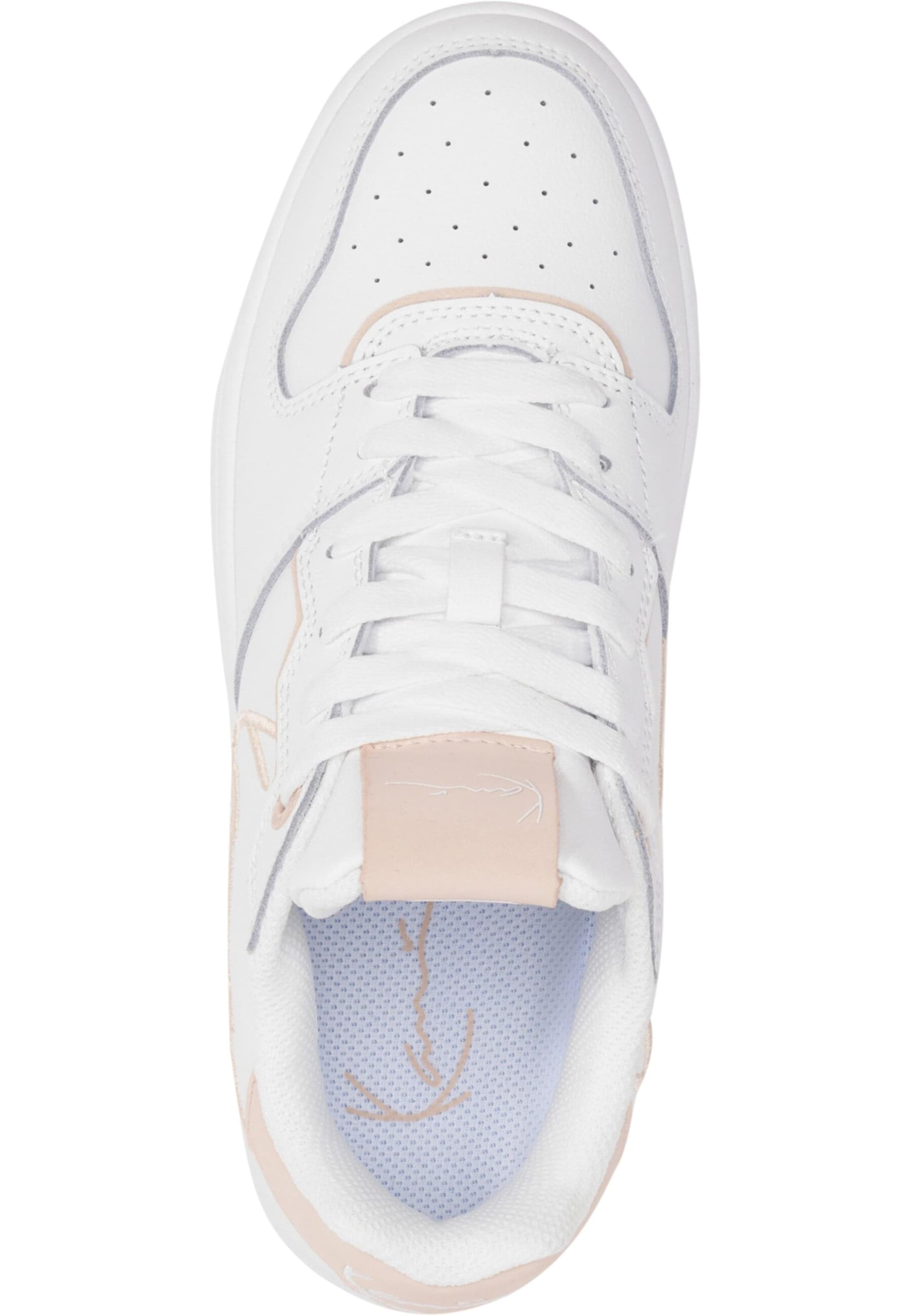 Karl Kani Platform trainers in White