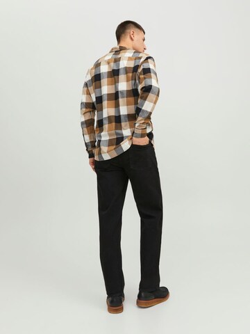 JACK & JONES Slim fit Πουκάμισο σε καφέ