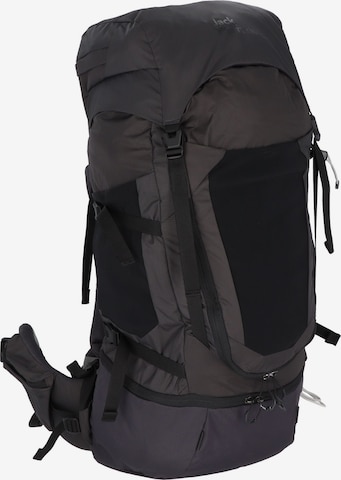 JACK WOLFSKIN Sports Backpack 'Highland Trail 45' in Grey